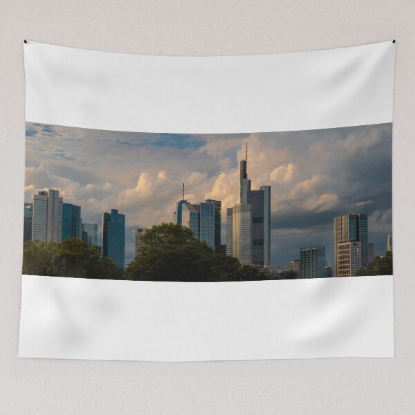 Item preview, Frankfurt am Main Sunset Skyline designed and sold by nbrandsberg.