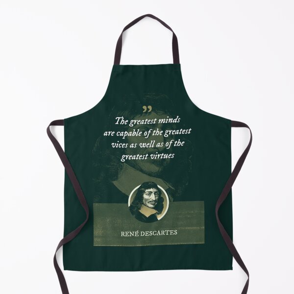 Item preview, René Descartes - The greatest minds are capable of the greatest vices as well as of the greatest virtues designed and sold by Syahrasi.