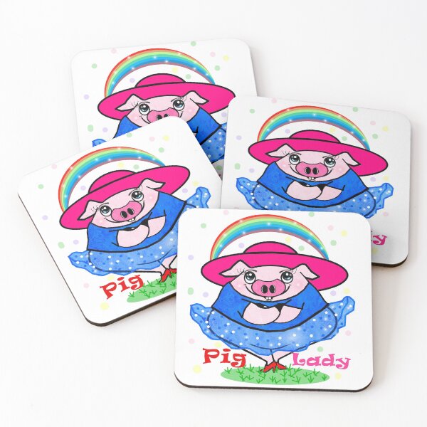 Item preview, Pig lady  designed and sold by Shirley cute art .