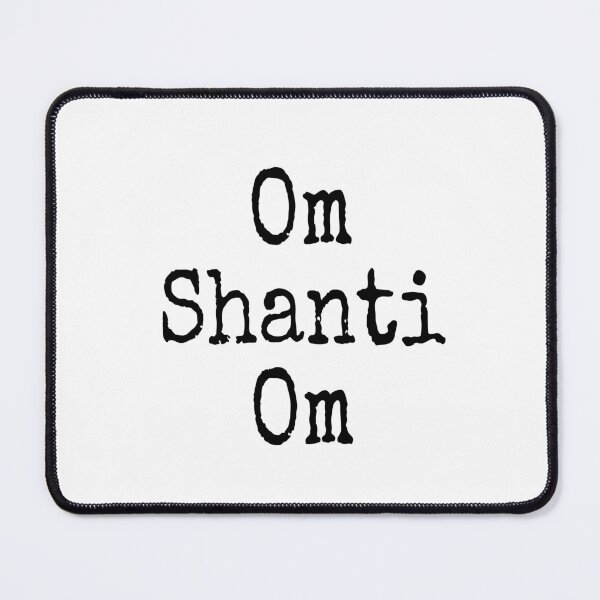 Item preview, Om Shanti Om Typography designed and sold by wordznart.