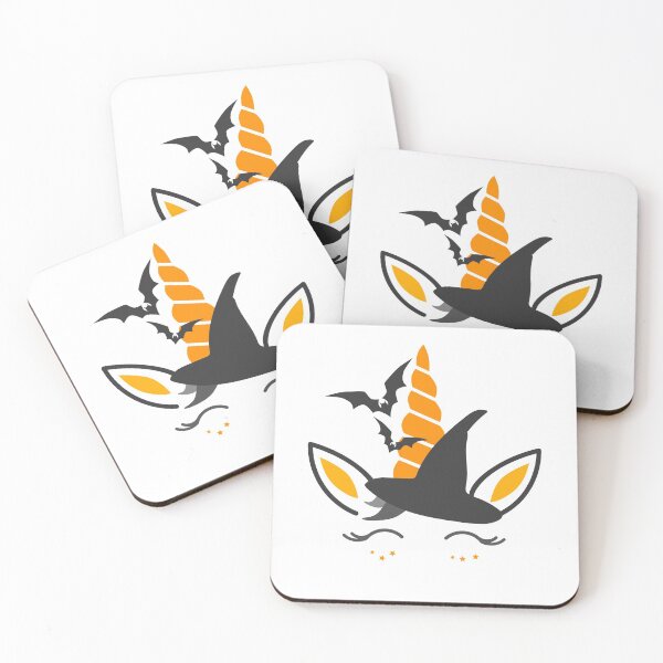 Item preview, CUTE orange Halloween unicorn  - men/ women / kids Halloween  designed and sold by Designs Of all kinds.