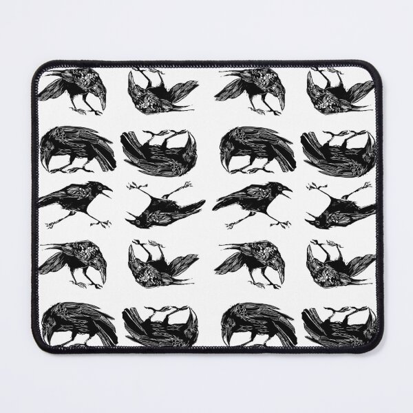 Item preview, Crow Wallpaper designed and sold by Rachel Collier-Wilson.