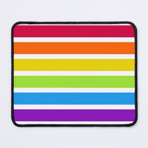 Item preview, Bright Colorful Horizontal Rainbow Stripes designed and sold by wordznart.