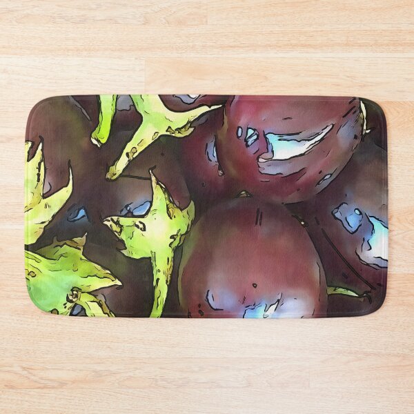 Item preview, Artistic Aubergines Black Outline Art designed and sold by taiche.