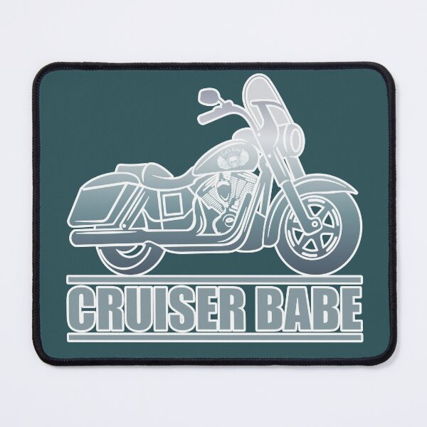 Item preview, Cruiser Babe Motorcycle Girl designed and sold by SmileThreads.