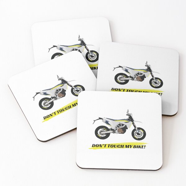 Item preview, Motorcycle Husqvarna 701 quote Don't Touch My Bike designed and sold by WiredDesigns.