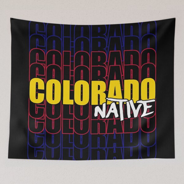 Item preview, Colorado Native State Flag Typography designed and sold by that5280lady.