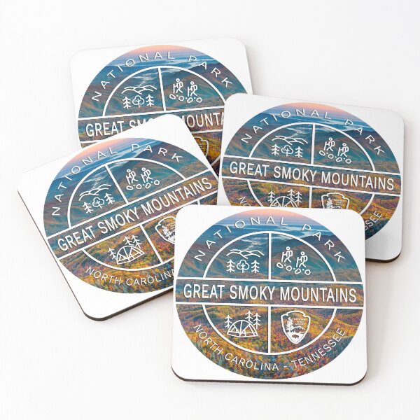 Item preview, Great Smokey Mountains National Park Heraldic Photo Logo designed and sold by VanyaKar.