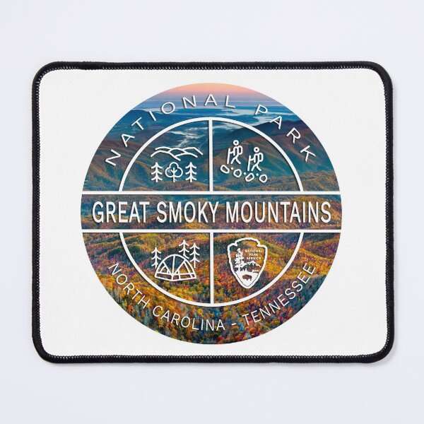 Item preview, Great Smokey Mountains National Park Heraldic Photo Logo designed and sold by VanyaKar.