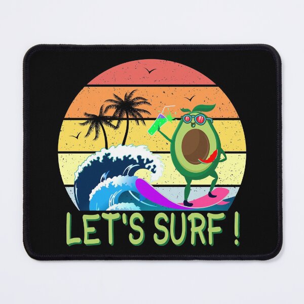 Item preview, Funny Avocado Surfing , Let's Surf designed and sold by MoSaid.