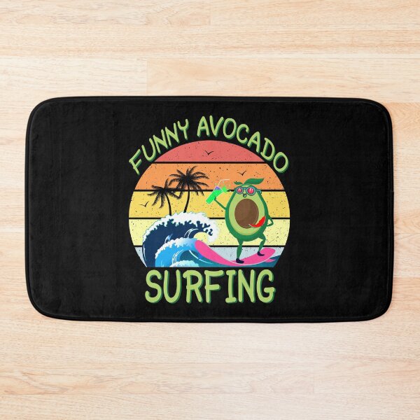 Item preview, Funny Avocado Surfing designed and sold by MoSaid.