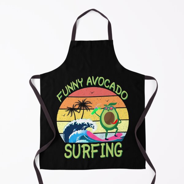 Item preview, Funny Avocado Surfing designed and sold by MoSaid.