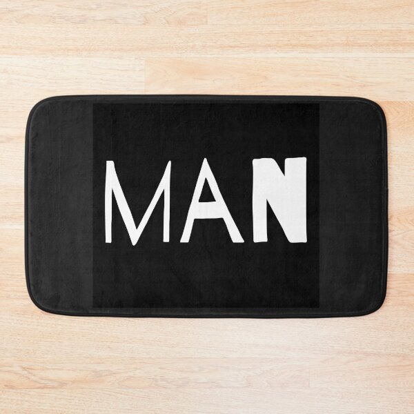 Item preview, S.O.I.L Signs: Man White on Black 4500 p3d designed and sold by TheSignsofSOIL.