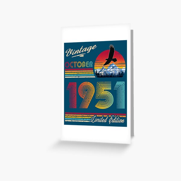 1951 Birthday Greeting Cards for Sale | Redbubble