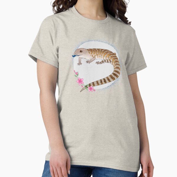 Item preview, Blue Tongue Skink Floral Theme! designed and sold by anacecilia.