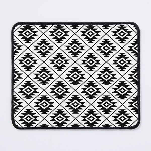 Item preview, Aztec Symbol Pattern Black on White designed and sold by NataliePaskell.