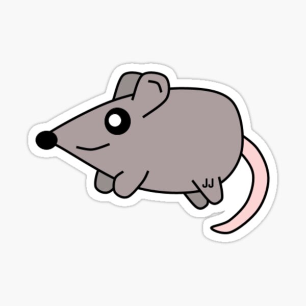 "Cartoon Baby Rat" Sticker for Sale by JJsdigiDesigns Redbubble