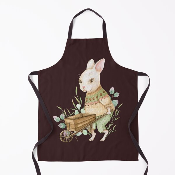 Item preview, Rabbit gardener with a cart designed and sold by MagicStrawberry.