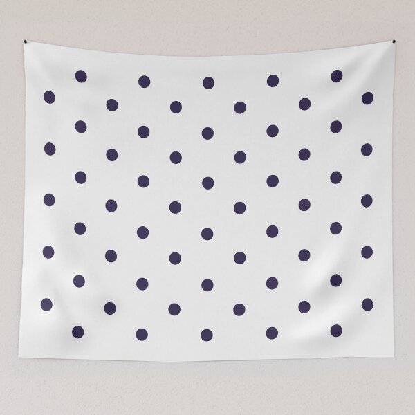 Item preview, Small NAVY BLUE and WHITE POLKA DOTS designed and sold by RachelMacht.