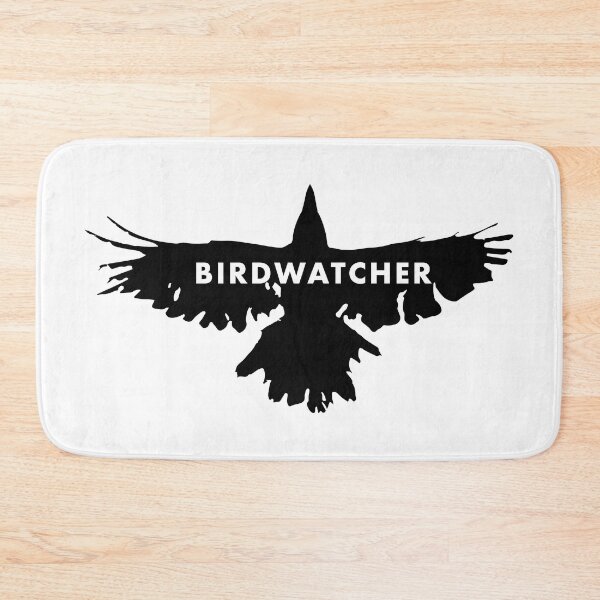 Item preview, Black birdwatcher sign designed and sold by MarisG.