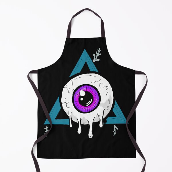 Item preview, Melting purple all seeing eye black background  designed and sold by DemonicGloom.