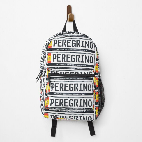 Item preview, Peregrino del Camino Car Plate designed and sold by Caminovi.