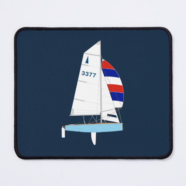 Item preview, Merlin Rocket 3377 'Pebbles' Sailing Dinghy designed and sold by RedBubbleBath.