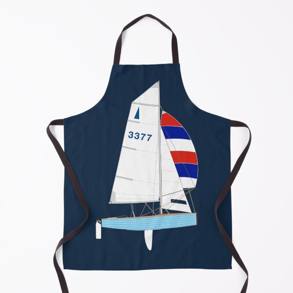 Item preview, Merlin Rocket 3377 'Pebbles' Sailing Dinghy designed and sold by RedBubbleBath.