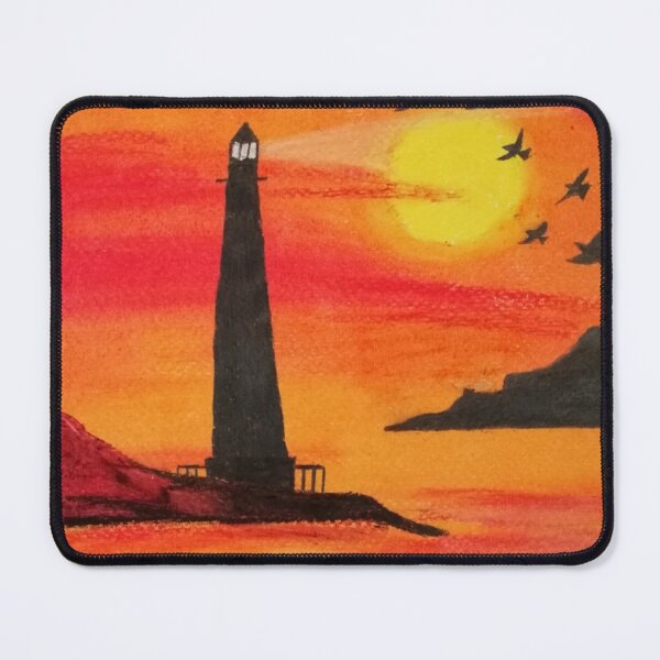 Item preview, Lighthouse on the sunset designed and sold by MarioColtello.