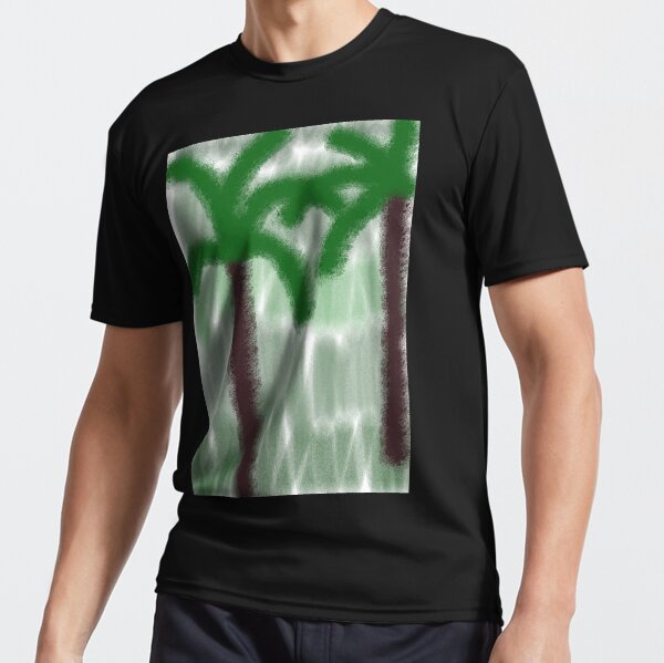 Jardín de cocoteros Camiseta deportiva