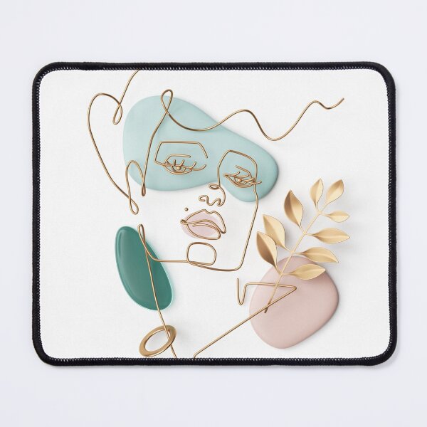 Item preview, Abstract 3D Gold Face Wire Art designed and sold by Harman83.