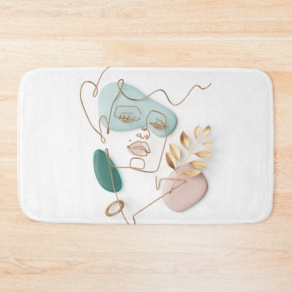 Item preview, Abstract 3D Gold Face Wire Art designed and sold by Harman83.