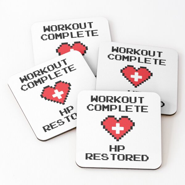Item preview, Workout Complete Health Points Restored designed and sold by Legit Hooligan.