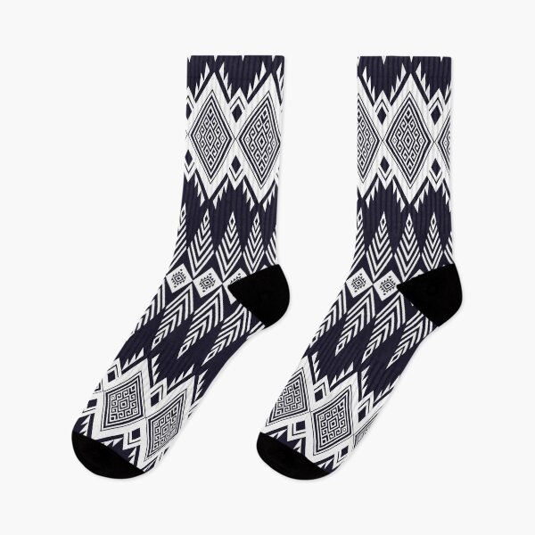 Item preview, white&blue geometric pattern designed and sold by GeomePattern.