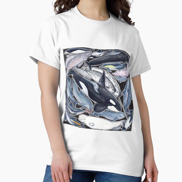 Aperçu de l'œuvre Dauphins, orques, bélugas, narvals et cie créée et vendue par chloeyzoard.