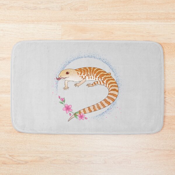 Item preview, Albino Blue Tongue Skink Floral Theme! designed and sold by anacecilia.