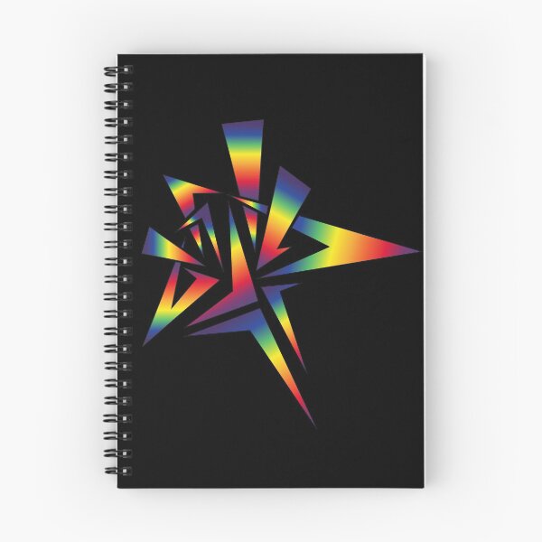 Item preview, Exploding rainbow star designed and sold by Mika-X-chu.