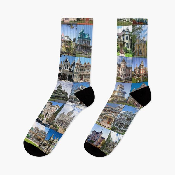 Artikelvorschau, Viktorianische Häuser entworfen und verkauft von Montage-Madness.