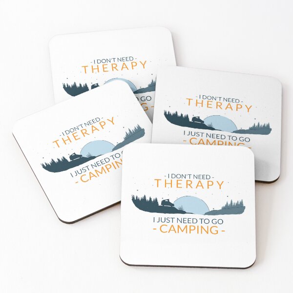 Item preview, Camping is the best therapy designed and sold by Good-tees.