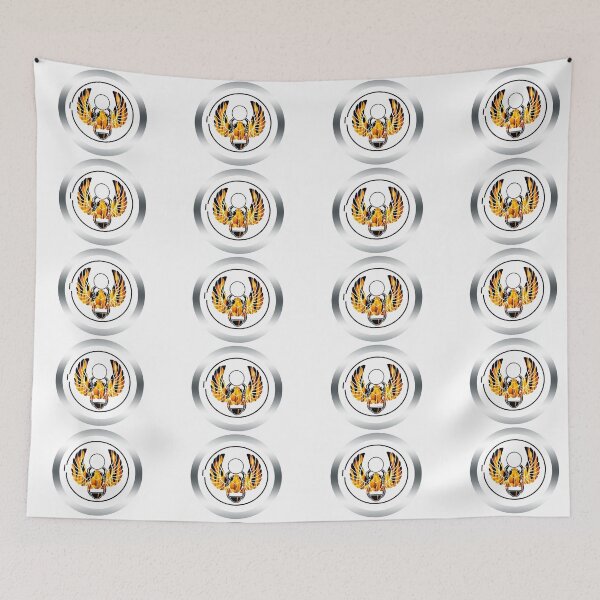 Item preview, Tribal Mask Fire Inset Metallic Frame  designed and sold by Joolsd.