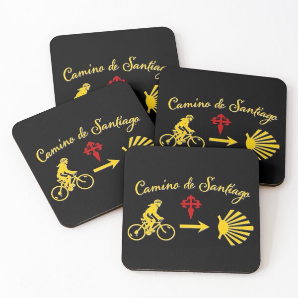 Item preview, Camino de Santiago Female Bicycle Yellow Arrow Scallop Shell designed and sold by Brasilia.