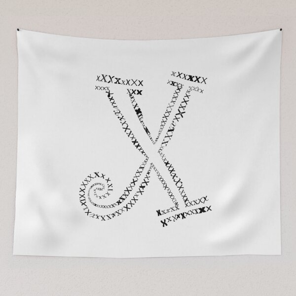 Item preview, X letter designed and sold by adiosmillet.
