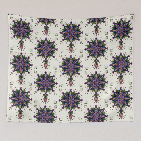 Item preview, Blue Star pattern designed and sold by Colette van der Wal.