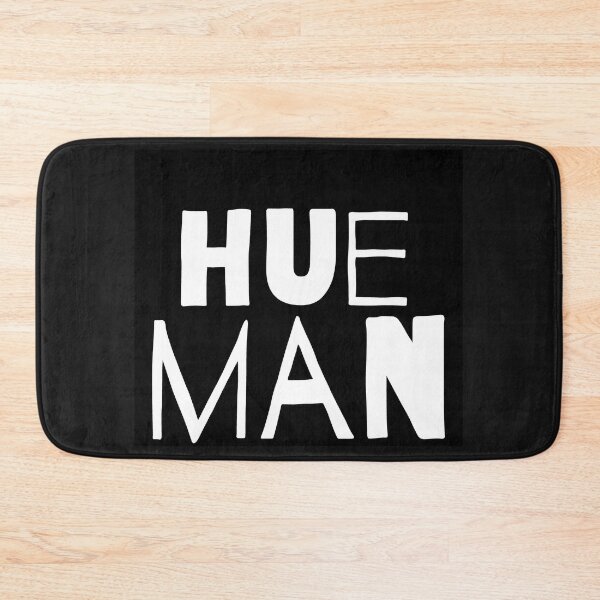 Item preview, S.O.I.L Signs: Hue- Man White on Black 4500 p3d designed and sold by TheSignsofSOIL.