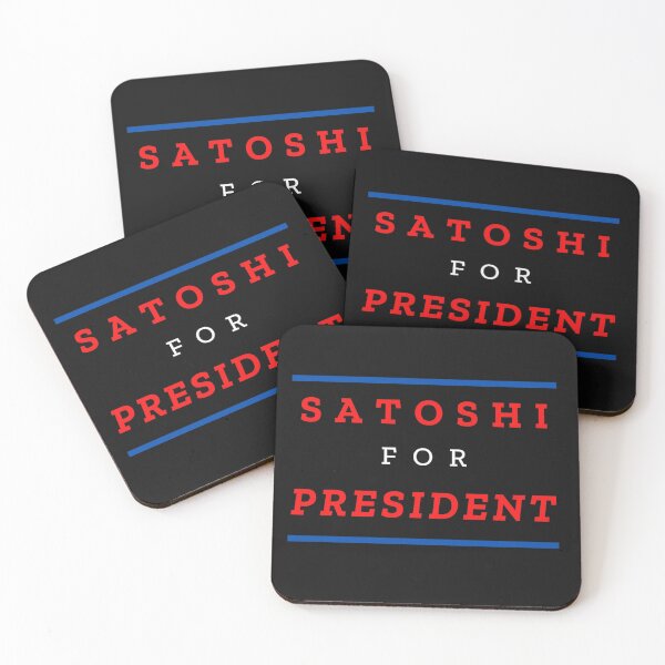 Item preview, Satoshi For President Crypto Design designed and sold by Funny-Tees4U.