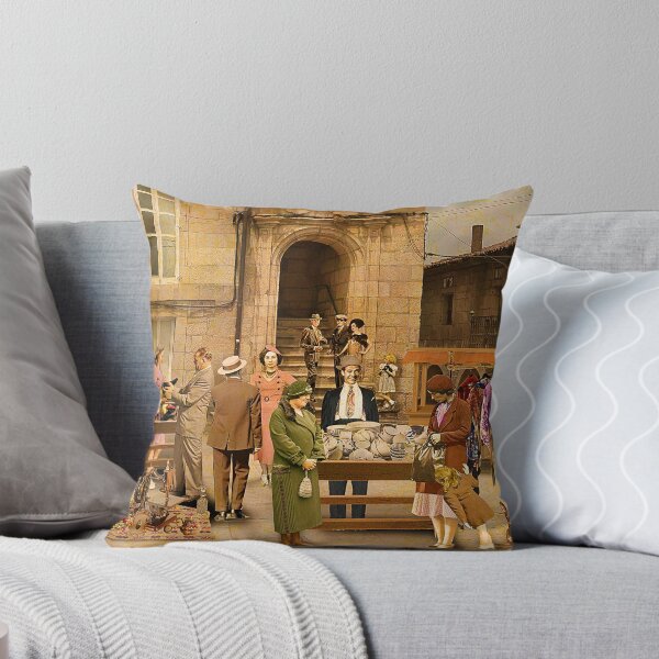 Item preview, Market day in the Plaza Mayor of Ribadavia (Ourense) designed and sold by PrivateVices.