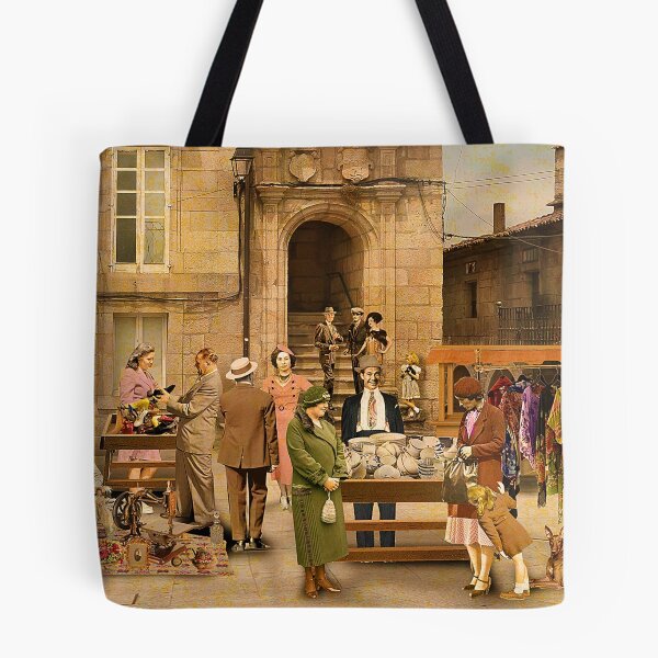 Item preview, Market day in the Plaza Mayor of Ribadavia (Ourense) designed and sold by PrivateVices.