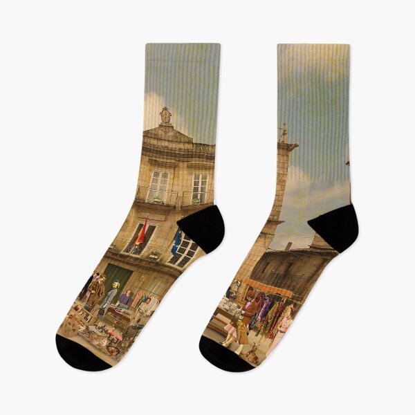 Item preview, Market day in the Plaza Mayor of Ribadavia (Ourense) designed and sold by PrivateVices.