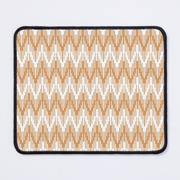 Item preview, Orange and White Striped Chevron Ripple Pattern Coordinates w/ Sherwin Williams 2022 Popular Color Bakelite Gold SW 6368 - Colour Trends designed and sold by ColorOfTheYears.
