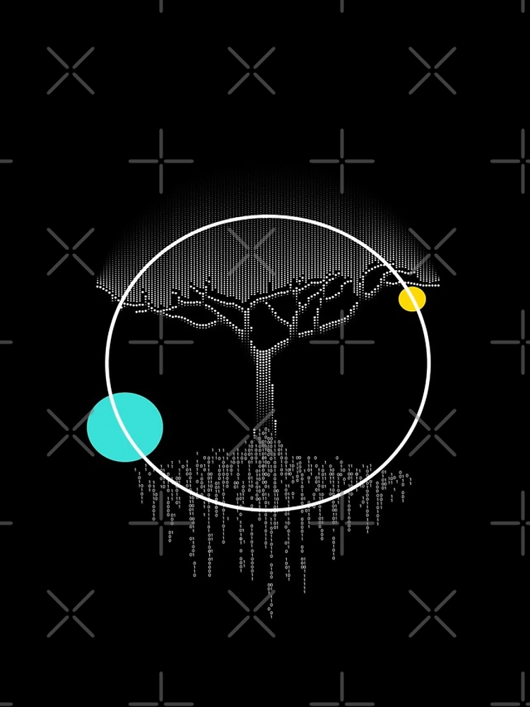 Thumbnail 4 of 4, iPhone Case, Computer Binary Tree Computer designed and sold by MooonTees.